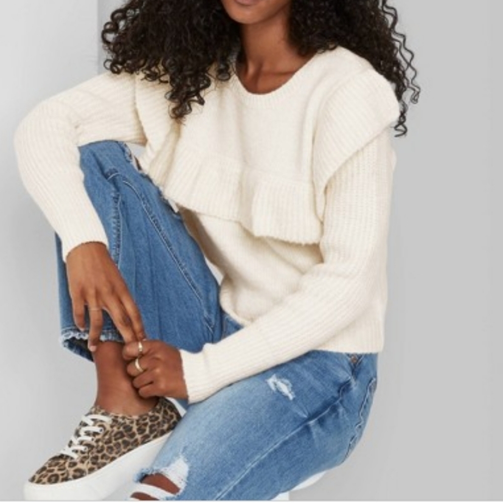 Wild Fable ruffle sweater